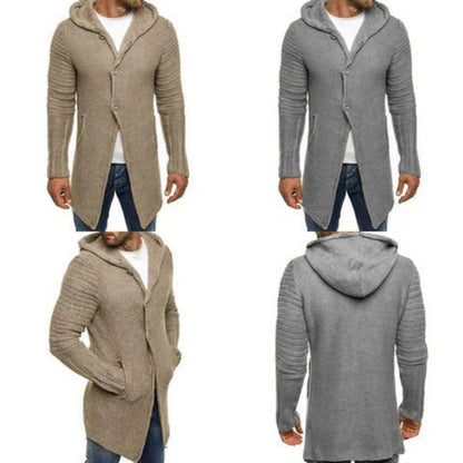 Ulrich - Lange Strickjacke mit Kapuze - Casual - Made for Comfort - Ideal für Herbst/Winter