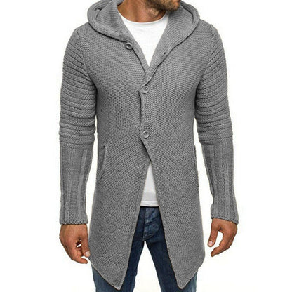 Ulrich - Lange Strickjacke mit Kapuze - Casual - Made for Comfort - Ideal für Herbst/Winter