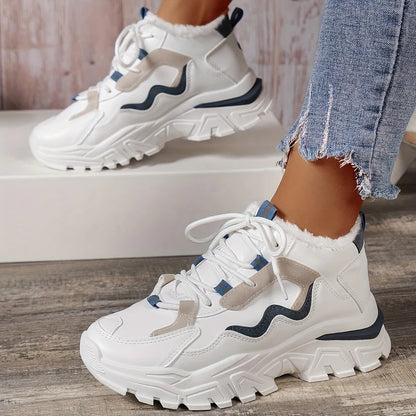 Stilvolle Leichte Strick-Cut-Out Sneaker für Damen | Ideal für Herbst/Winter