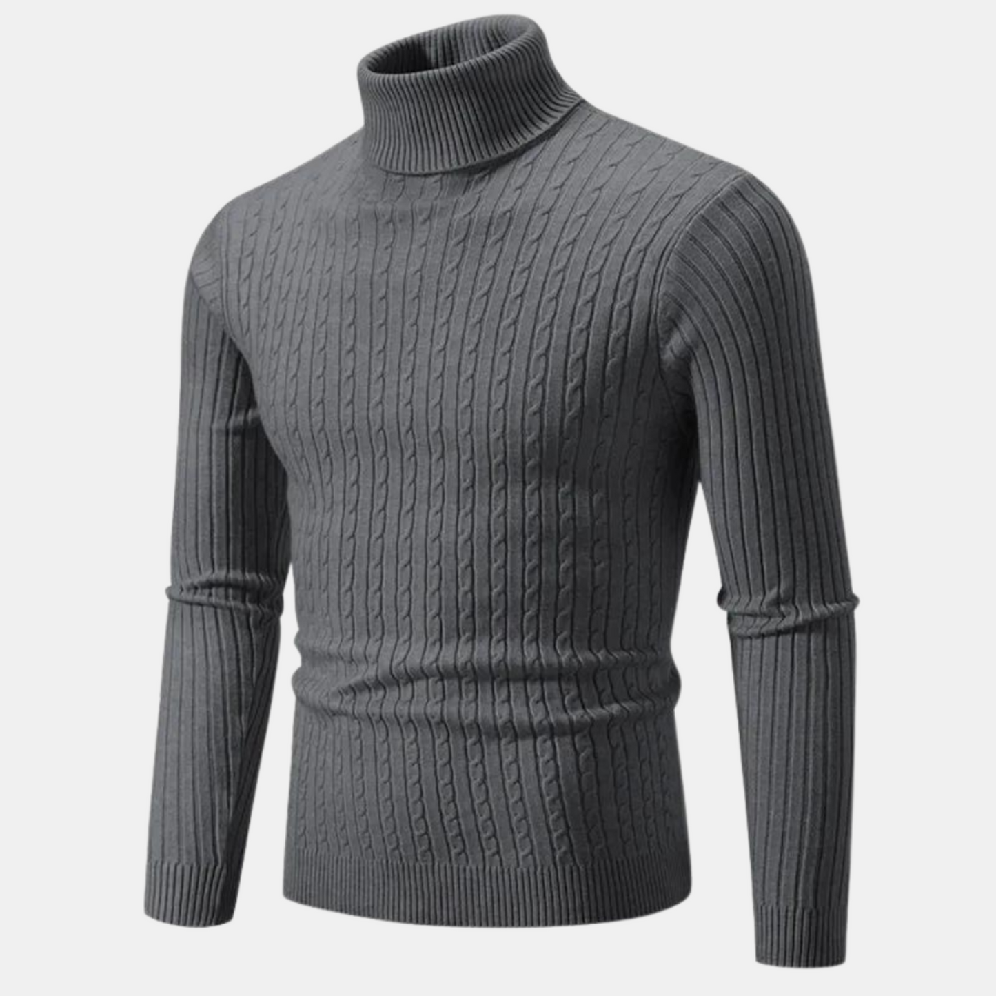 Joel - Strick-Rollkragenpullover - Klassisch - Komfortabel - Ideal für Herbst/Winter