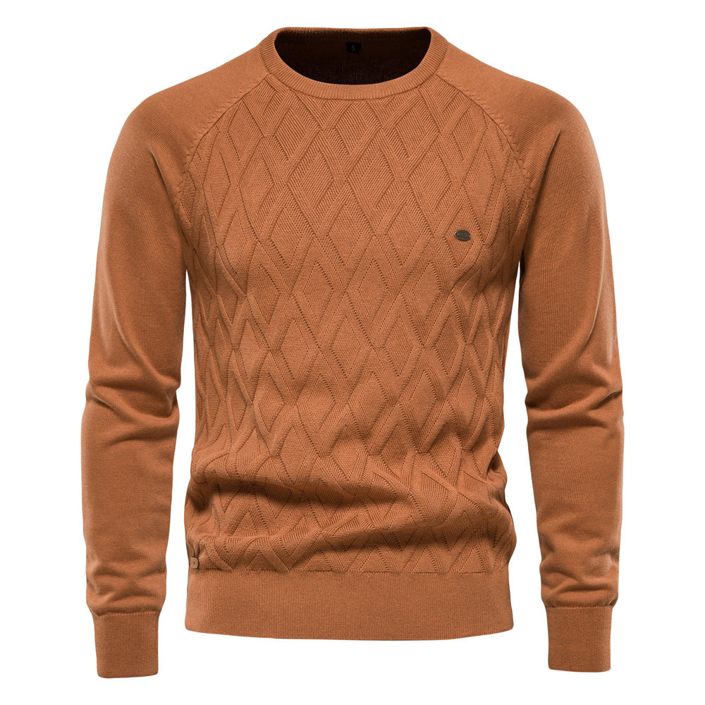 Bequemer Rundhals Pullover für Herren | Ideal für Herbst/Winter