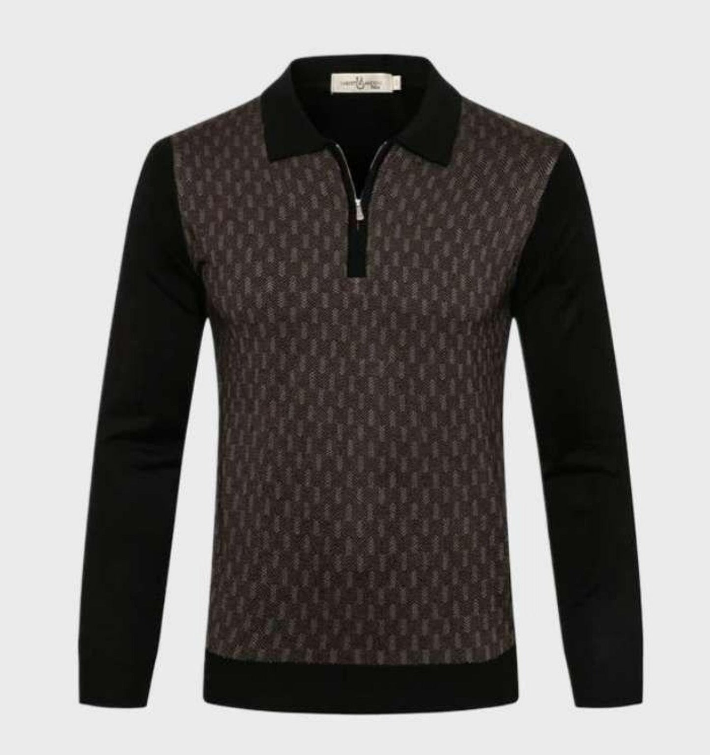 Malachi - Polo-Pullover mit Reißverschluss - Klassisch - Trendy - Ideal für Herbst/Winter