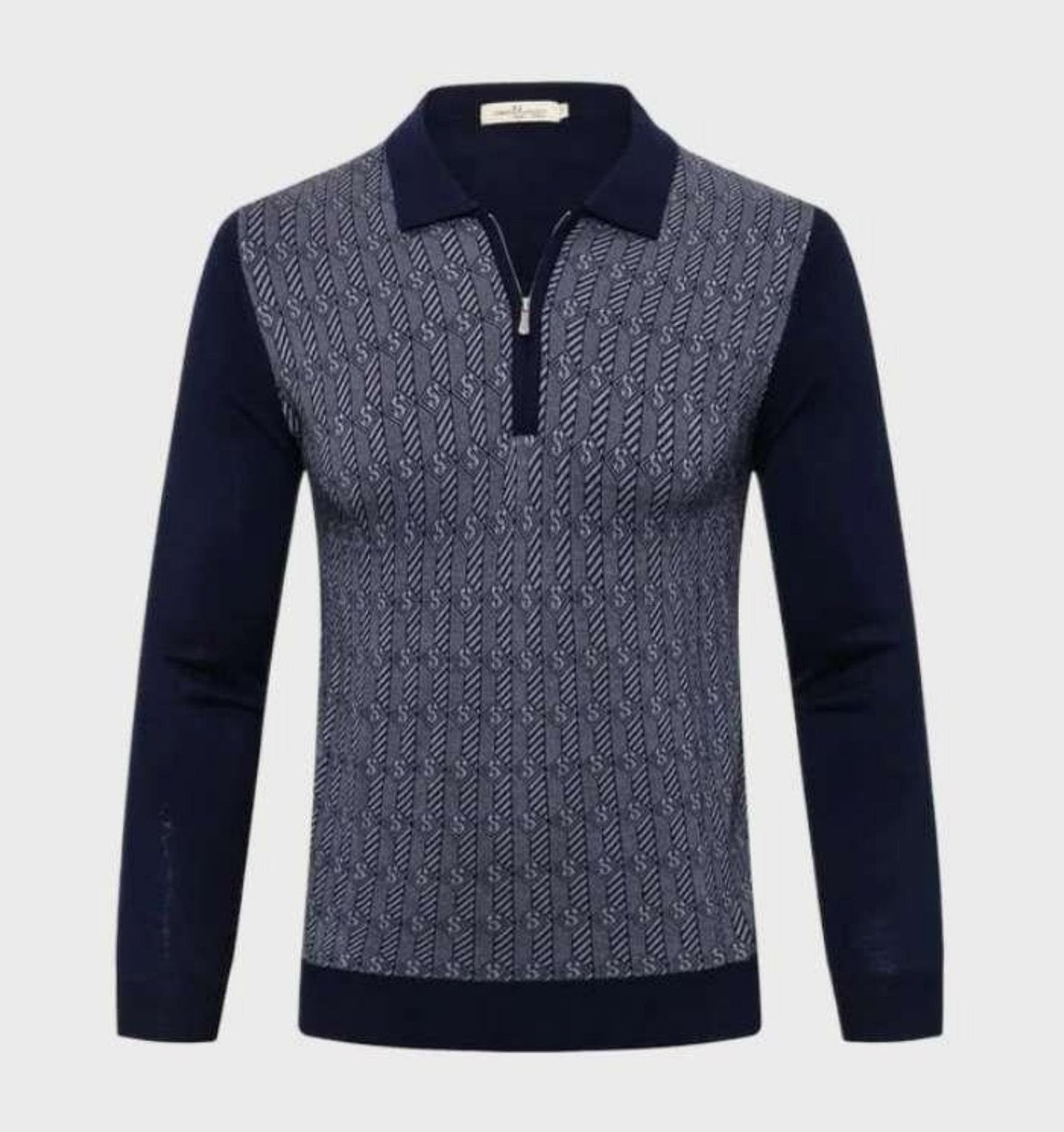 Malachi - Polo-Pullover mit Reißverschluss - Klassisch - Trendy - Ideal für Herbst/Winter