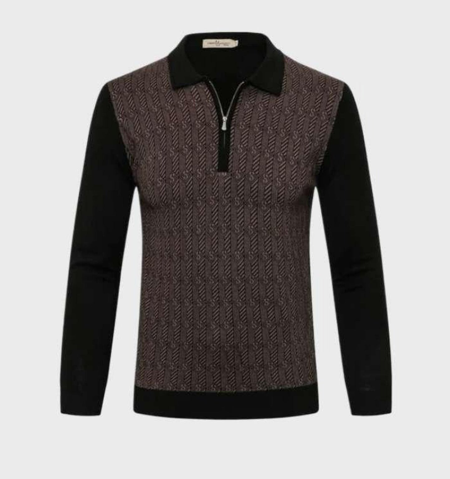 Malachi - Polo-Pullover mit Reißverschluss - Klassisch - Trendy - Ideal für Herbst/Winter