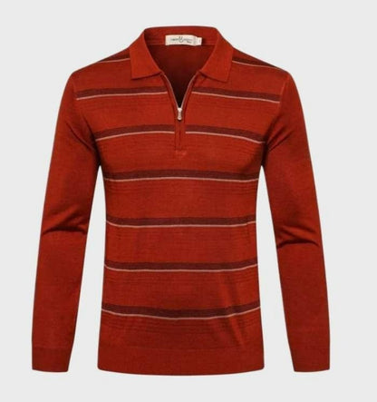 Malachi - Polo-Pullover mit Reißverschluss - Klassisch - Trendy - Ideal für Herbst/Winter