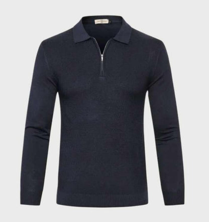 Malachi - Polo-Pullover mit Reißverschluss - Klassisch - Trendy - Ideal für Herbst/Winter