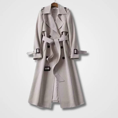 Vintage Trenchcoat Mit Knöpfen Und Gürtel Für Damen | Perfekt für Herbst/Winter