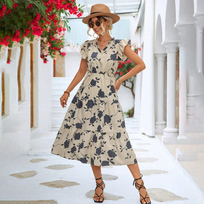 Nicole - Midi-Kleid - Lässig - Leicht - Ideal für den Sommer