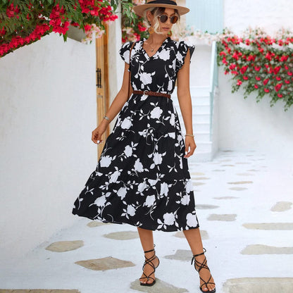 Nicole - Midi-Kleid - Lässig - Leicht - Ideal für den Sommer