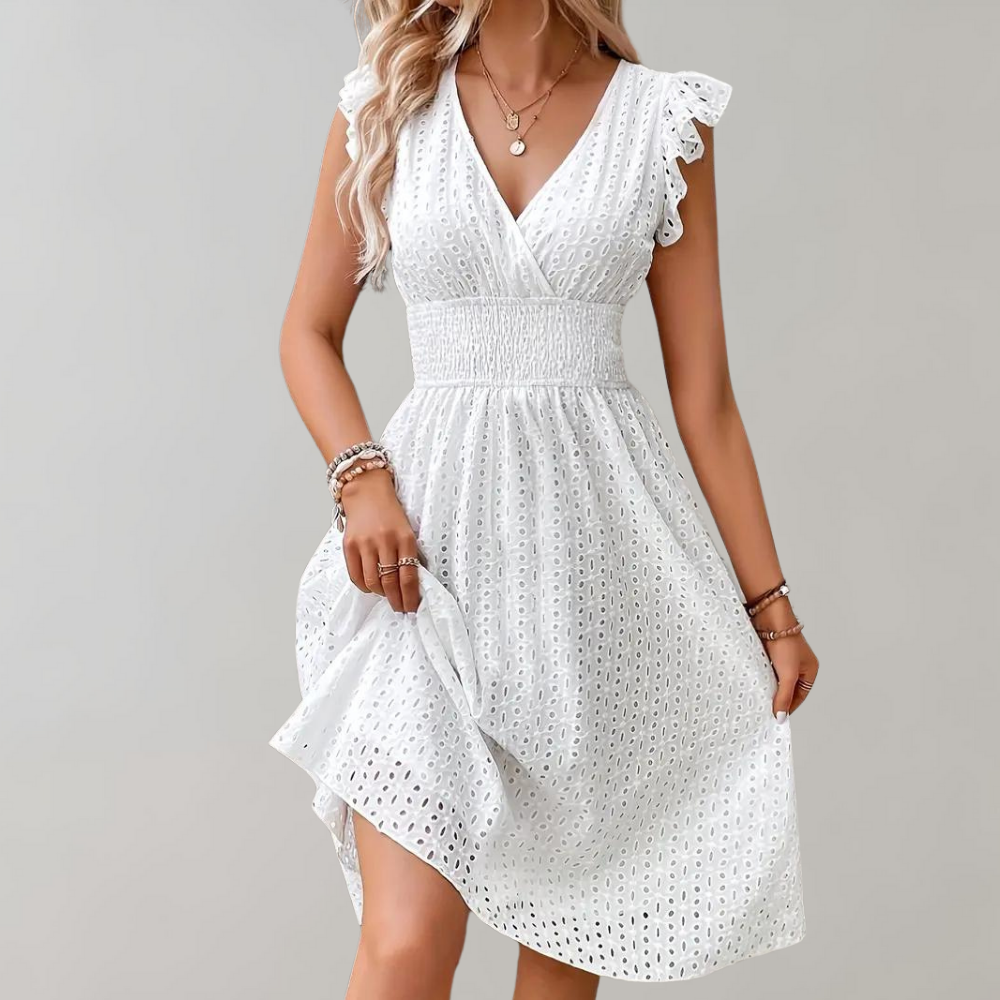 Elina - Midi-Kleid - Elegant - Leichtgewichtig - Ideal für den Sommer