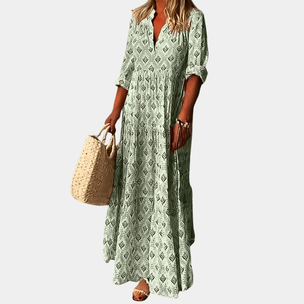 Karin - Boho Maxi kleid - Für Frauen | Luxuriöser Blick