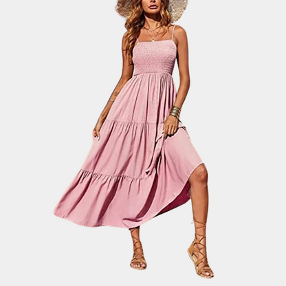 Wiebke - Midi-Kleid - Lässig - Leichtgewicht - Ideal für den Sommer