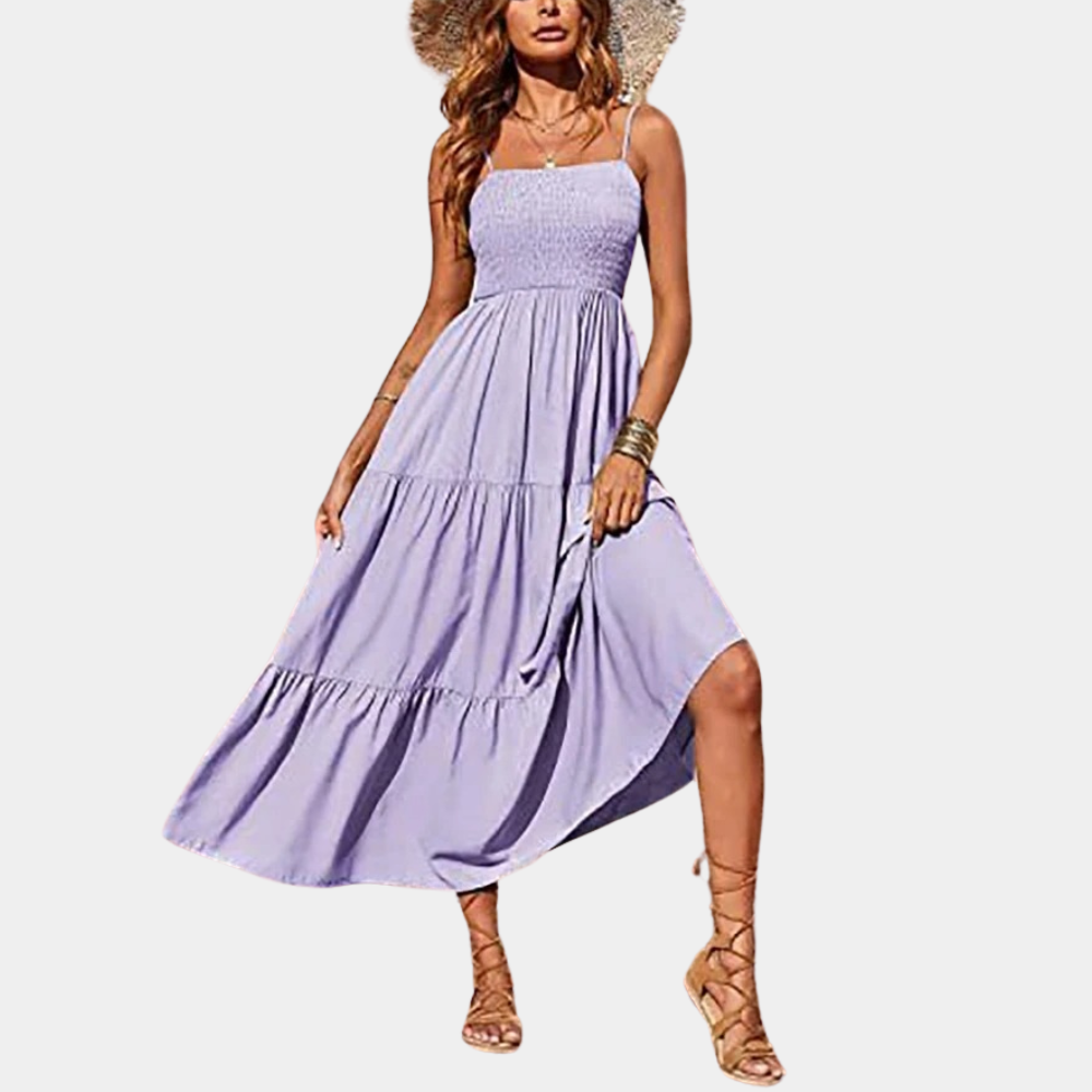 Wiebke - Midi-Kleid - Lässig - Leichtgewicht - Ideal für den Sommer