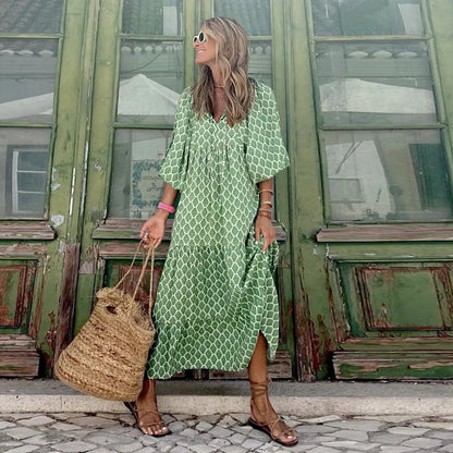 Oda - Maxi-Kleid - Boho - Leicht - Ideal für den Sommer