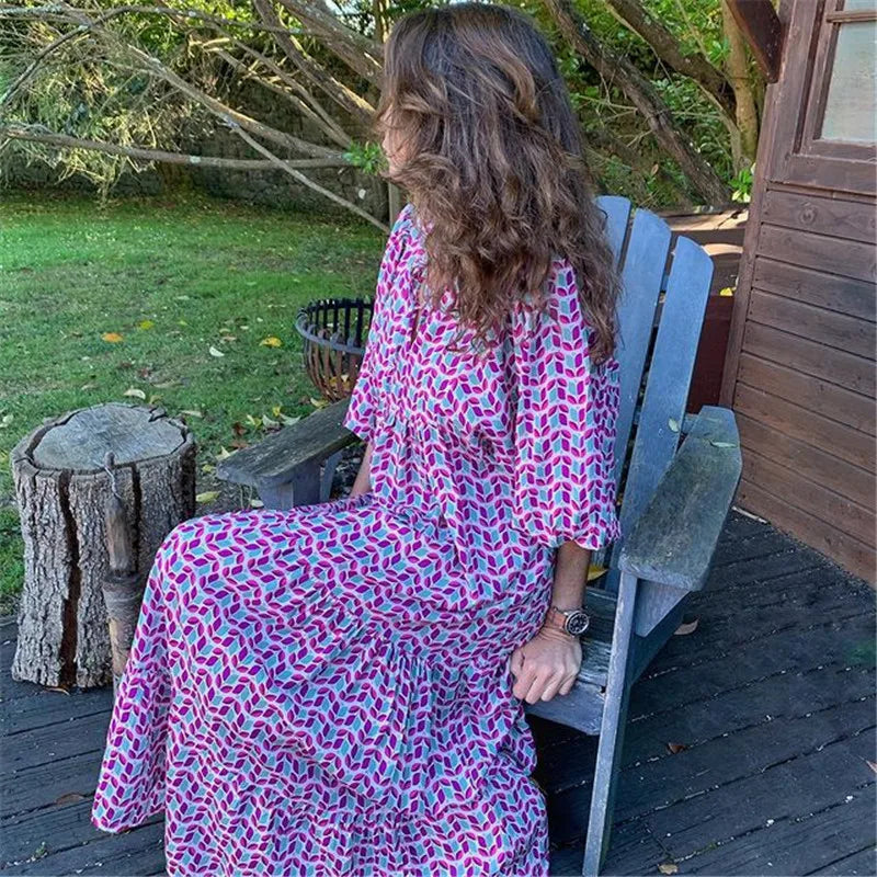 Oda - Maxi-Kleid - Boho - Leicht - Ideal für den Sommer