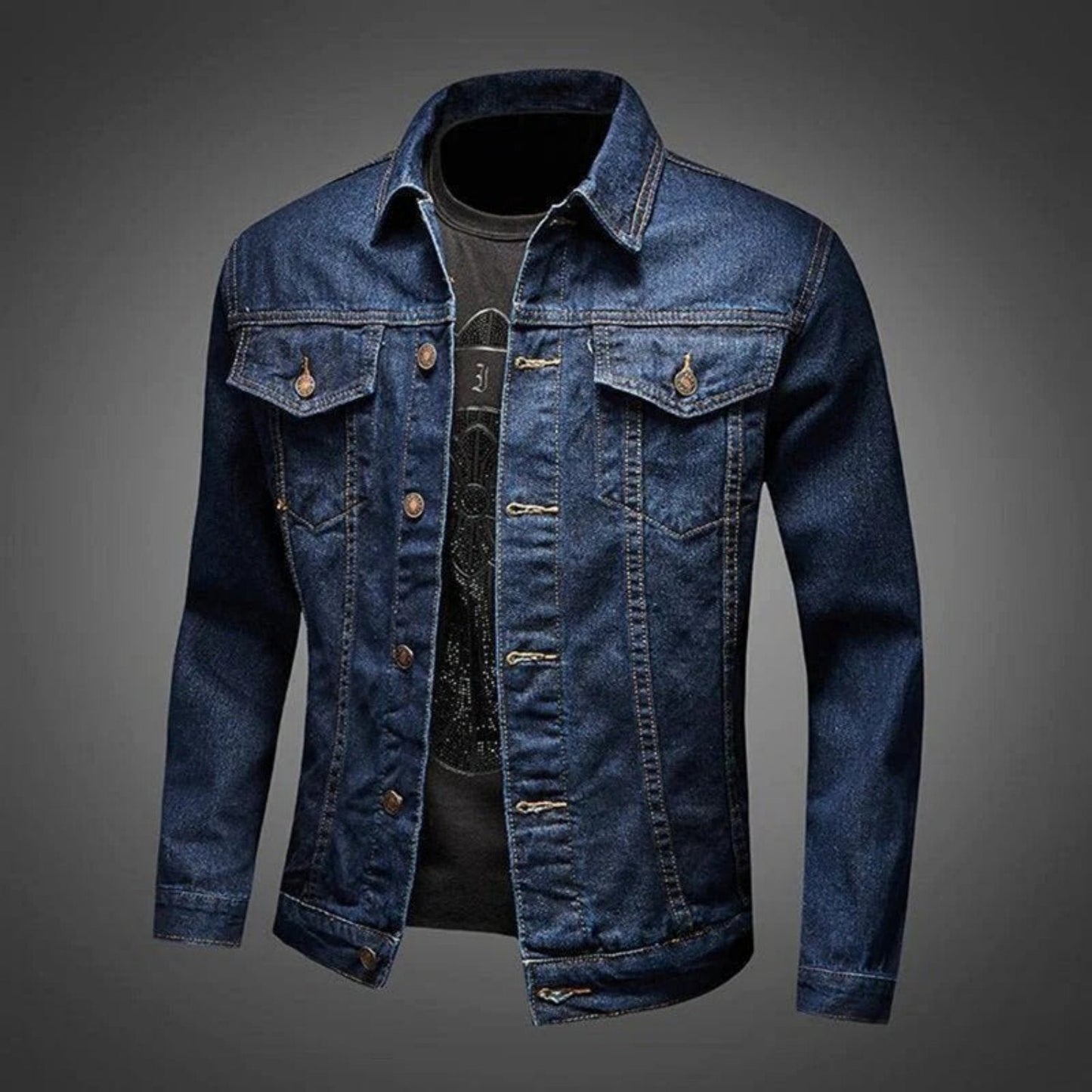 Drake - Denim Jacket - Lässig - Modisch - Ideal für Herbst/Winter