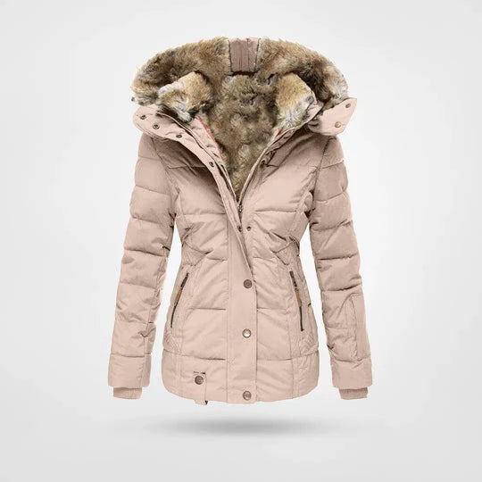 Warme und Wasserdichte Winterjacke für Damen | Perfekt für Outdoor-Aktivitäten im Herbst/Winter