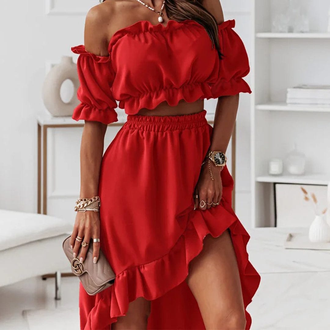 Verena - Damen Outfit Set - Elegant - Trendy - Ideal für Partys