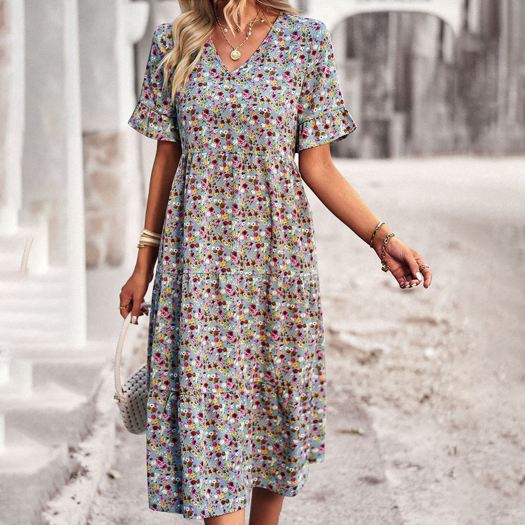 Zora - Midi-Kleid - Lässig - Leicht - Ideal für den Sommer