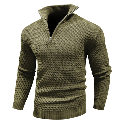 Garry - Strickpullover mit Reißverschluss - Klassisch - Komfortabel - Ideal für Herbst/Winter