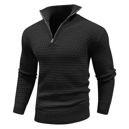 Garry - Strickpullover mit Reißverschluss - Klassisch - Komfortabel - Ideal für Herbst/Winter