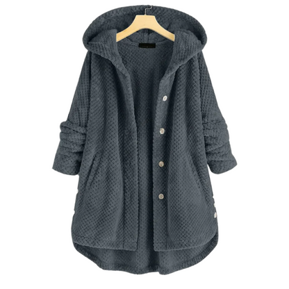 Sharon - Fleecejacke mit Kapuze - Lässig - Komfortabel - Ideal für Herbst/Winter