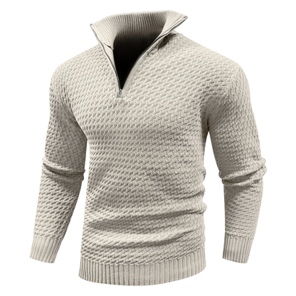 Garry - Strickpullover mit Reißverschluss - Klassisch - Komfortabel - Ideal für Herbst/Winter