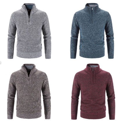 - Oberer linker Pullover: Grau
- Oberer rechter Pullover: Blau
- Unterer linker Pullover: Dunkelgrau
- Unterer rechter Pullover: Rot